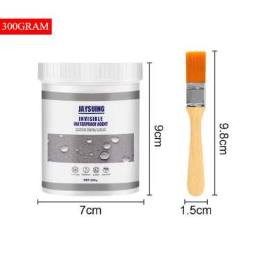 LEM ANTI BOCOR TRANSPARAN FREE KUAS JAYSUING LEM OLES WATERPROOF CAT PEREKAT ANTI REMBES ATAP GENTEN
