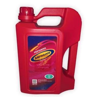Oli Pertamina Mesran SAE 40 API SERVICE SE CC 4 Liter Original