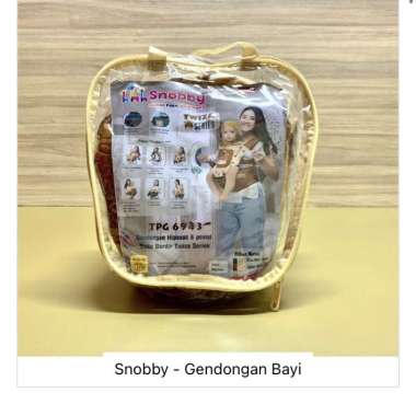 Hip seat gendongan snooby twiza