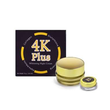 4K PLUS Whitening Night Cream | BB Cream | Day Cream | Goji Berry | Berry Plus Original - 4K Cream W