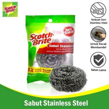 Scotch Brite Sabut Stainless Kawat Sabut stainless