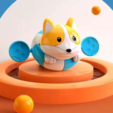 Mainan Anak Bayi - Bath Toys - Cute Animals Toys - Mainan Binatang Renang Corgi Biru