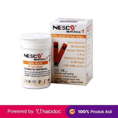 Nesco Multicheck Uric Acid 25 Strips