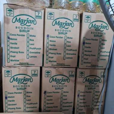 SIRUP MARJAN 1 DUS 12 BOTOL melon