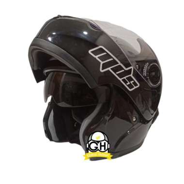 HELM MDS PRO RIDER SOLID BLACK DOFF MDS MODULAR MDS PRORIDER M WHITE