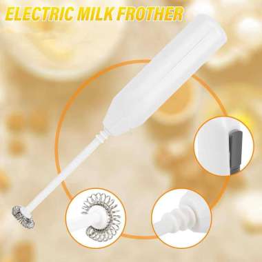 Hand Mixer Mini Pengocok Telur Kopi Milk Frother Battery 16310 Bottle Kopi Plastik Adukan Minuman Pe