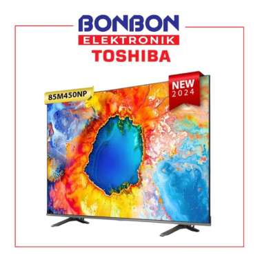 Toshiba QLED TV 85 Inch 85M450NP 4K UHD Smart TV (Free Braket) VIDAA QUANTUM DOT
