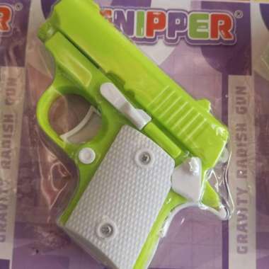 Mainan Fidget Toys Mini Colt M1911 Toys Dummy Moving Slide Snipper SNI Hijau