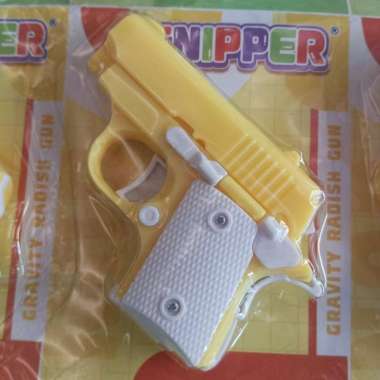 Mainan Fidget Toys Mini Colt M1911 Toys Dummy Moving Slide Snipper SNI Kuning