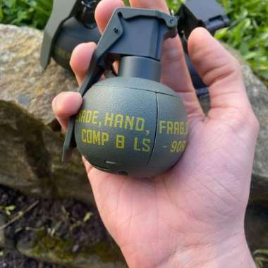 Mainan M67 Grenade Gel Blaster WGG WGB Reusable Bahan Full Plastik ABS Hijau