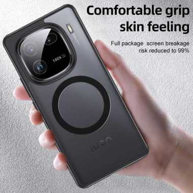 CASING IQOO 12 5G CASE TRANSPARENT MAGSAFE PREMIUM HARDCASE IQOO 12 CLEAR