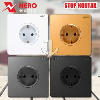 NERO CASA X2 STOP KONTAK X216VG 1 GANG GOLD