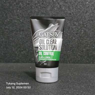 Sabun Cuci Muka Face Wash Facewash Gatsby Cooling Face Wash Oil Clear Solution Oil Control Clay + Le