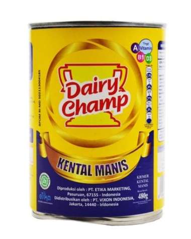 Dairy Champ Krimer 480gr | Krimer Dairy Champ Kental Manis
