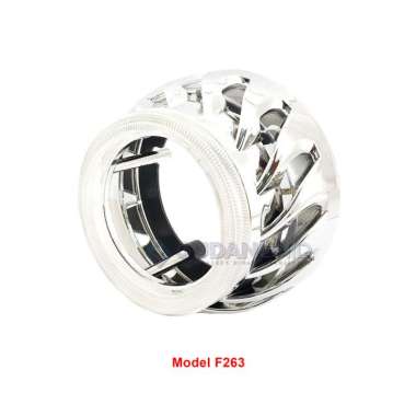 Shroud Cover Casing Projie Desain Ulir Projector Bi LED HID 2.5 Inch F263