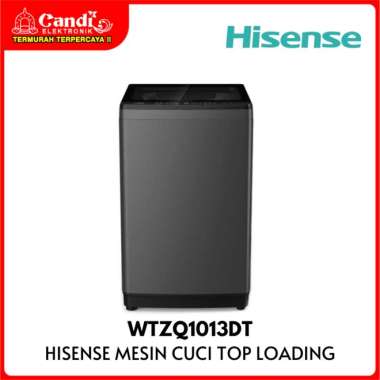 HISENSE Mesin Cuci Top Loading 10.5 KG Hijab Mode Smart Fuzzy WTZQ1013DT