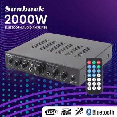 Sunbuck Audio Amplifier Bluetooth EQ Karaoke Home Theater FM 2000W