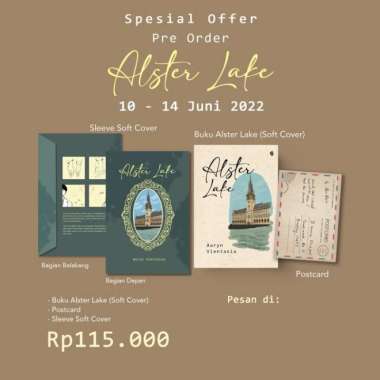 Novel Alster Lake / Turning Page ( Hc ) + Ttd - Auryn Vientania