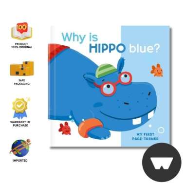 Yoyo Books - First Page-Turner Why Hippo Blue