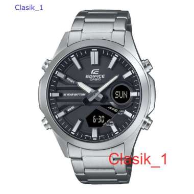 Original 100%!! Casio EDIFICE EFV-C120D-1ADF Jam Tangan Pria Double Time Baterai 10 Years EFV-C120D-