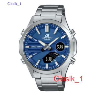 Original 100%!! Casio EDIFICE EFV-C120D-2ADF Jam Tangan Pria Double Time Baterai 10 Years EFV-C120D-