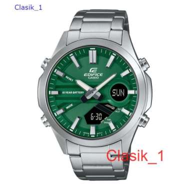 Original 100%!! Casio EDIFICE EFV-C120D-3ADF Jam Tangan Pria Double Time Baterai 10 Years EFV-C120D-
