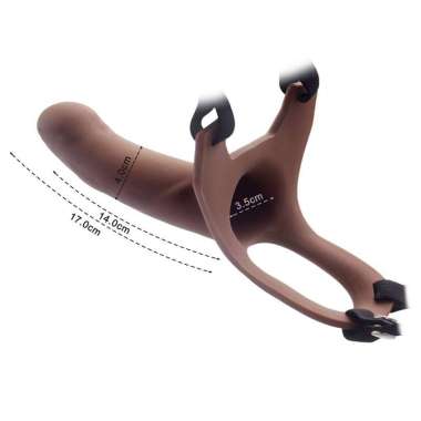 10 Speed Remote Control Hollow Strapon Dildos Vibrator for Men Big Silicone Male Pe nis Extension St