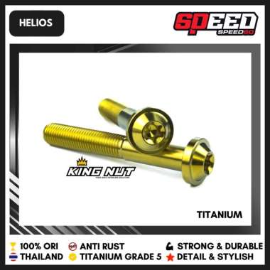 Baut M 10 x 70 Drat 14 x 70 Baut Titanium Grade 5 Probolt Thailand King Nut Helios