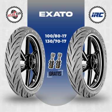 Paket Ban Motor Sport IRC EXATO NR88 100/80 - 130/70 Ring 17