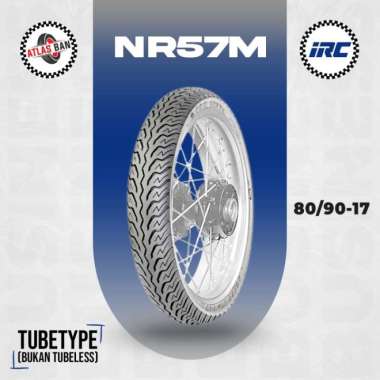Ban Motor Bebek IRC NR57M 80/90 Ring 17 Non Tubeless