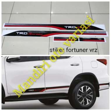STIKER BODY SAMPING MOBIL FORTUNER VRZ MODEL 2017 Terbaik