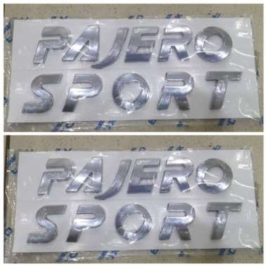 Emblem logo tulisan pajero sport Emblem kap mesin pajero sport Terbaik