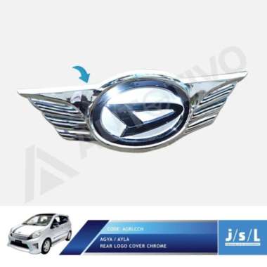 Front logo emblem depan crome toyota agya Terbaik