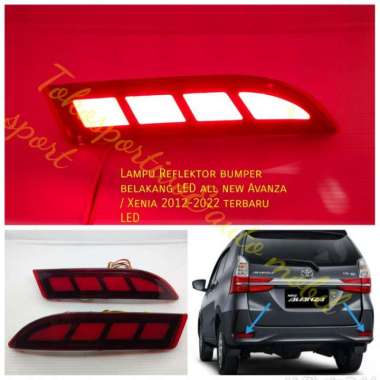 Lampu LED reflektor bumper belakang all new Avanza Xenia 2012-2022 LED Terbaik