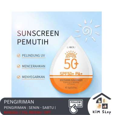 LAIKOU Toner Cleanser Essence Cream Serum Lotion Sleeping Mask Brightening Acne Jerawat SUNSCREEN