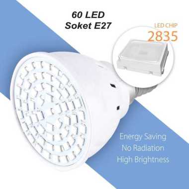 SPSCL Lampu Tanaman Grow Light LED Hidroponik 2 Color Spectrum E27