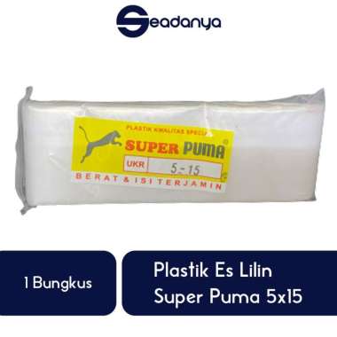 Plastik PE 5x15 Super Puma/Superpuma -Bungkus Es Lilin/Es Batu/Es Krim/Makanan/Cake/Cemilan/Kue/Roti