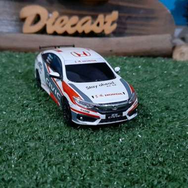 Diecast Miniatur Honda Civic rally skala 1:43