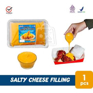 Saus Keju Richeese Mild Salty Cheese Filling Orange (1 pcs) 500 gr