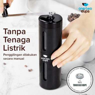 ALAT PENGGILING KOPI MANUAL COFFEE GRINDER - RH200 Hitam