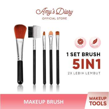 AMY'S DIARY Brush Beauty 5 Pcs Set Makeup Eyeshadow