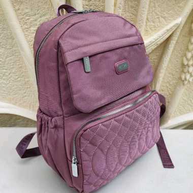 Tas Ransel Laptop Chibao 0701-22 Bahan Kanvas Chibao 0701-22 Ransel Pink