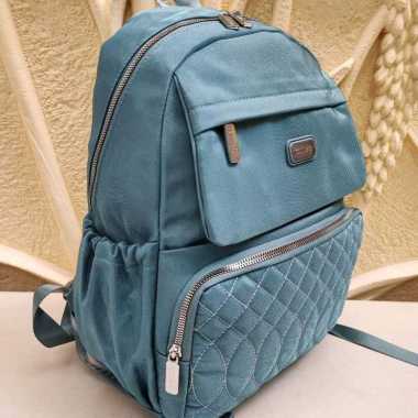 Tas Ransel Laptop Chibao 0701-22 Bahan Kanvas Chibao 0701-22 Ransel Biru Langit