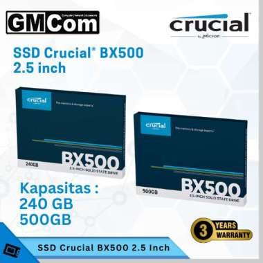 SSD Crucial BX500 SATA 2.5 Inch 500 GB