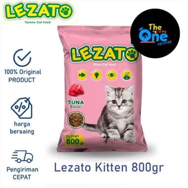 MAKANAN ANAK KUCING LEZATO KITTEN TUNA FRESHPACK KITTEN CATFOOD LEZATO 800GR