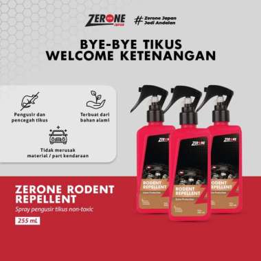 [ RAHASIA MOBIL TANPA TIKUS ] Zerone Japan Rodent Repellent Pengusir Tikus Tanpa Membunuh Bahan Alam