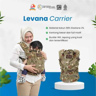 Levana Carrier CuddleMe Gendongan Bayi SSC M Shape New Born Gendongan Depan 4 Posisi Gendong Solid T