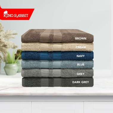 King Rabbit Luxury Bamboo Towel / Handuk Mandi uk 70x140 cm - Sage