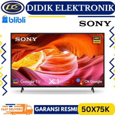 SONY Bravia Tv KD-50X75K 50 Inch 4K UHD HDR Smart Android LED TV