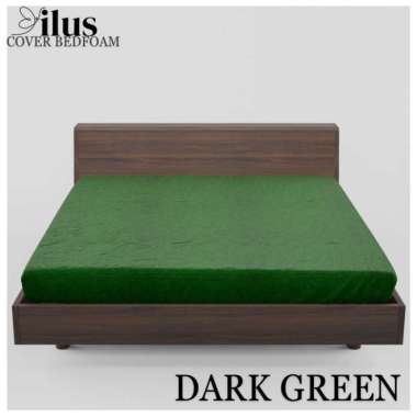 Sarung Kasur Busa Resleting dan sprei seprai Resleting LP 160x200cm DarkGreen